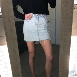Denim skirt